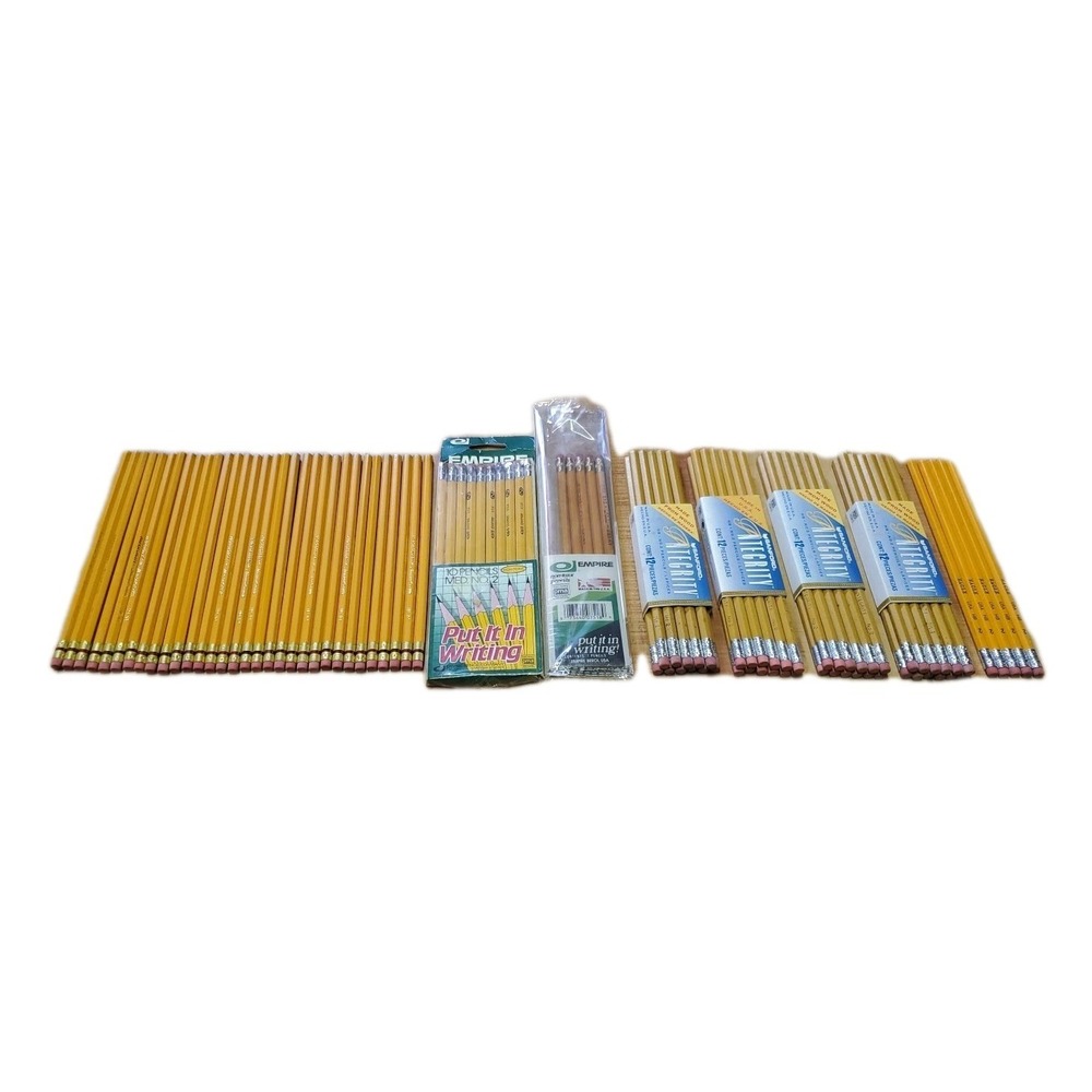 VTG Pencil Lot Of 99 Number #2 Unused Unsharpened Eagle Sanford Empire Papermate